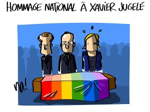 Hommage national à Xavier Jugelé