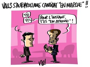 Valls s’autoproclame candidat « en marche »