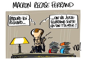 Macron recase Ferrand