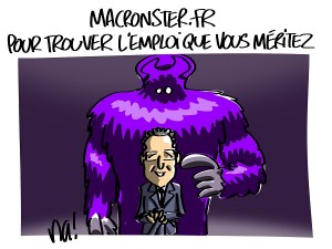 L’emploi vu par Macron