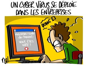 Un cyber virus se déploie dans les entreprises