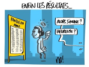 Simone Veil, Panthéon et baccalauréat