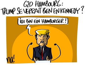 Trump au G20 à Hambourg