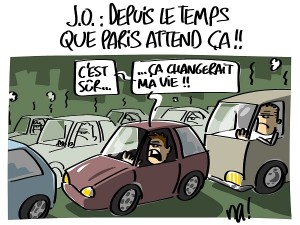 J.O. depuis le temps que Paris attend ça !