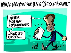 Irma : Macron sur place dès que possible