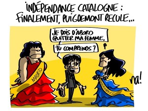 Catalogne, Puigdemont recule