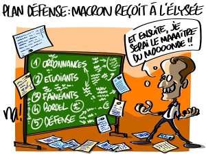 Plan défense : Macron reçoit à l’Elysée