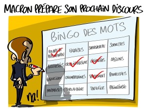 Macron prépare son prochain discours