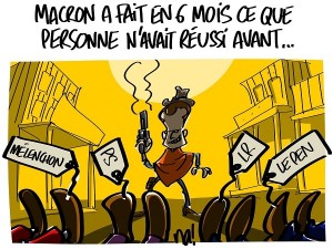 Macron, 6 mois de présidence