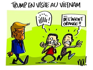 Trump en visite au Vietnam