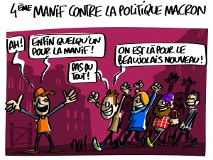 4ème manif contre la politique Macron