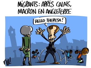 Migrants : après Calais, Macron en Angleterre