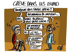 grève dans les EHPAD