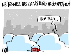 neige à paris