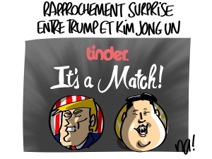 Historique : rapprochement surprise entre Trump et Kim Jong Un