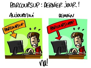 Parcoursup : dernier jour