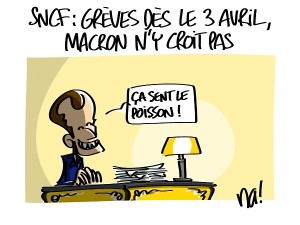 SNCF : grèves en série dès le 3 avril