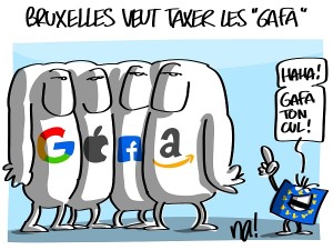 Bruxelles veut taxer les « gafa »