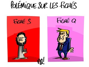 Polémique sur les fichés