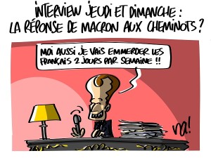 deux interviews de Macron cette semaine