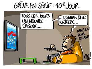 Grève en série : 10è jour