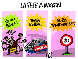 la fête à Macron