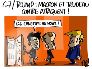 G7-Trump : Macron et Trudeau contre-attaquent