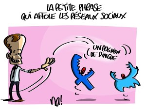 La petite phrase qui affole les réseaux sociaux