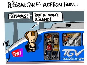 Réforme SNCF, adoption finale