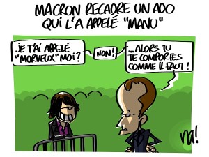 Macron recadre un ado