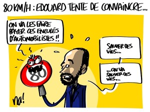 80kmh, Edouard Philippe tente de convaincre