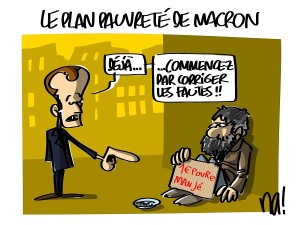 Le plan pauvreté de Macron