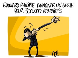Edouard Philippe annonce un geste pour 300.000 retraités