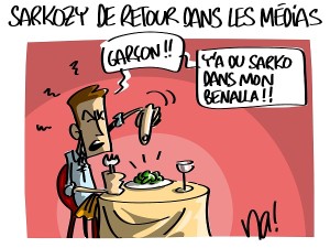 Sarkozy de retour dans les médias