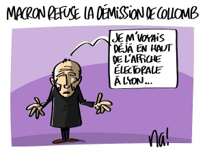 Macron refuse la démission de Gérard Collomb
