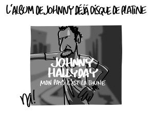 L’album de Johnny déjà disque de platine