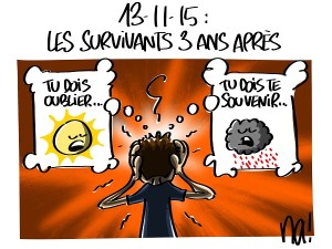 13 novembre 2015, les survivants 3 ans après