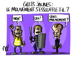 Gilets jaunes, le mouvement s’essouffle-t-il ?