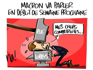 Macron va parler