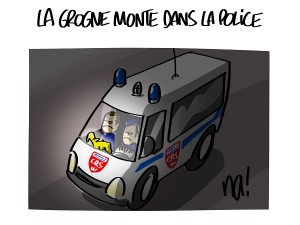 La grogne monte aussi dans la police