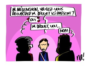 Mélenchon tente de récupérer drouet