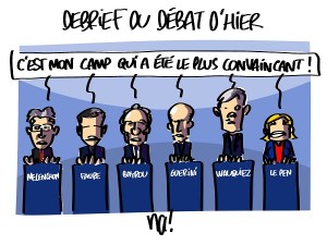 débrief du débat BFMTV