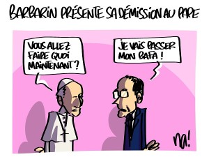 Barbarin présente sa démission au pape