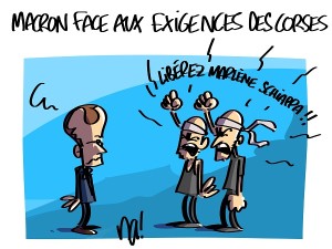 Macron face aux exigences des Corses