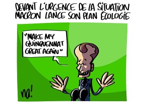 Macron lance son plan écologie