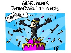 Gilets jaunes, « anniversaire » des 6 mois