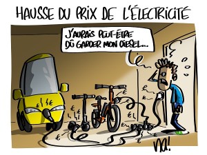 hausse du prix de l’électricité