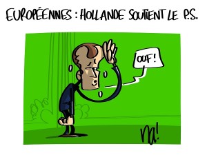 Européennes, François Hollande soutient le PS