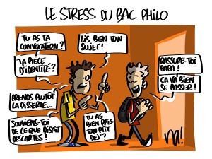 Le stress du bac philo