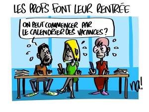 Les profs font leur rentrée